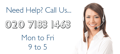 Please call us on 020 7183 1463 if you need assistance, we'd love to hear from you.